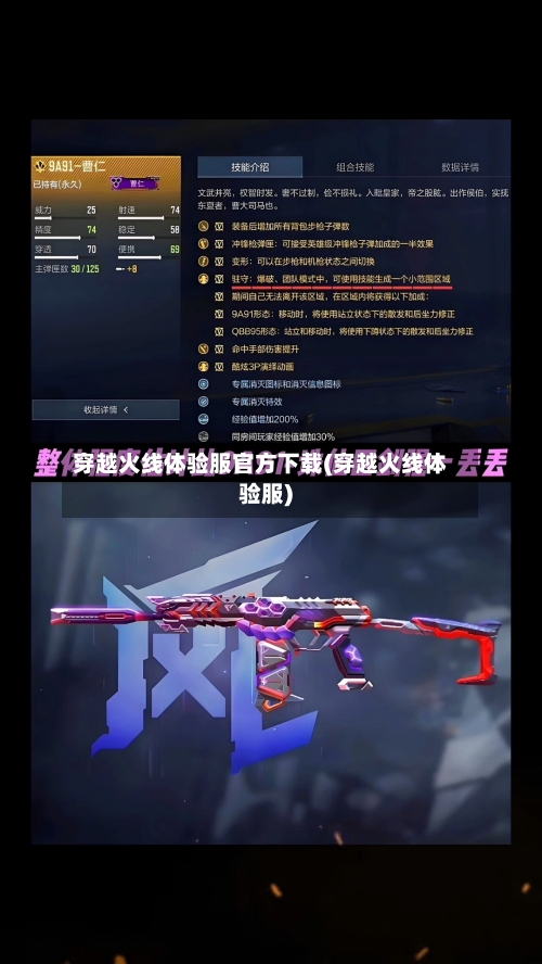 穿越火线体验服官方下载(穿越火线体验服)