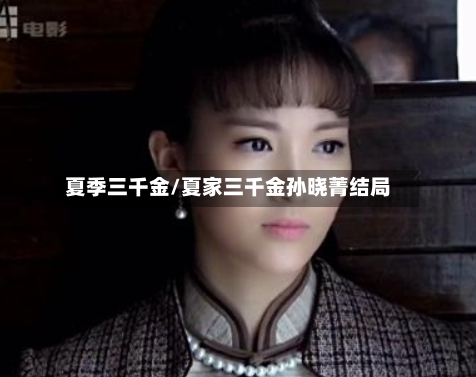 夏季三千金/夏家三千金孙晓菁结局
