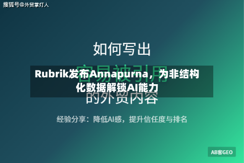 Rubrik发布Annapurna,为非结构化数据解锁AI能力